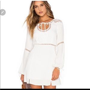 For Love and Lemons White Mini Dress